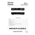 MARANTZ CD63F Service Manual